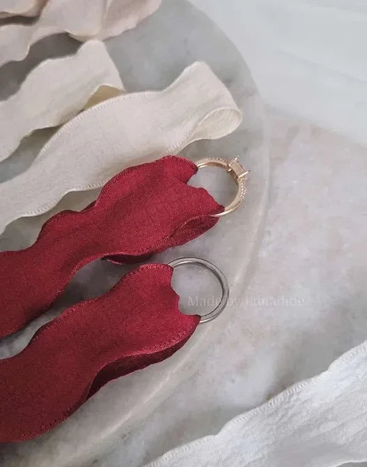 Verlovingslint curly 25mm