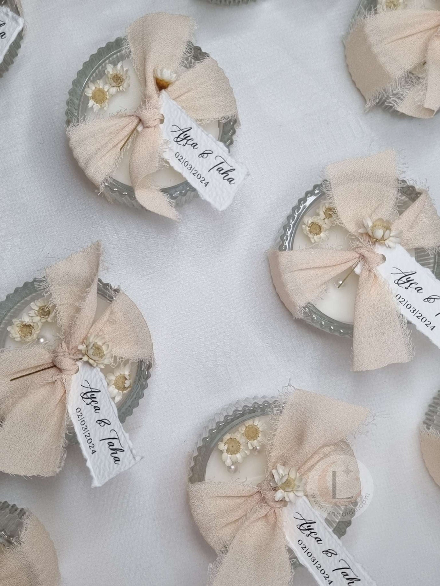 Bedankje kaars ''Bellis''