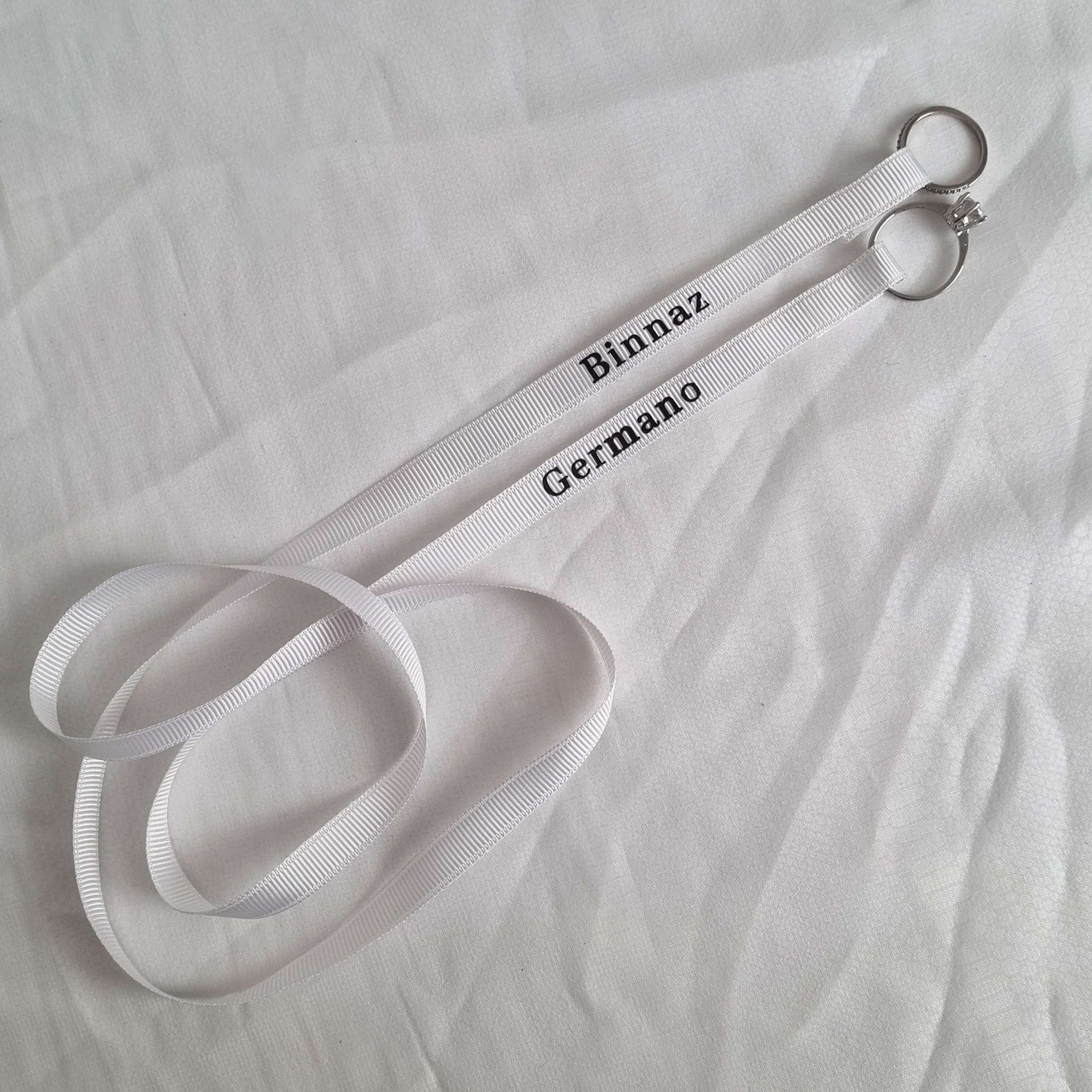 Verlovingslint ribbed 10mm