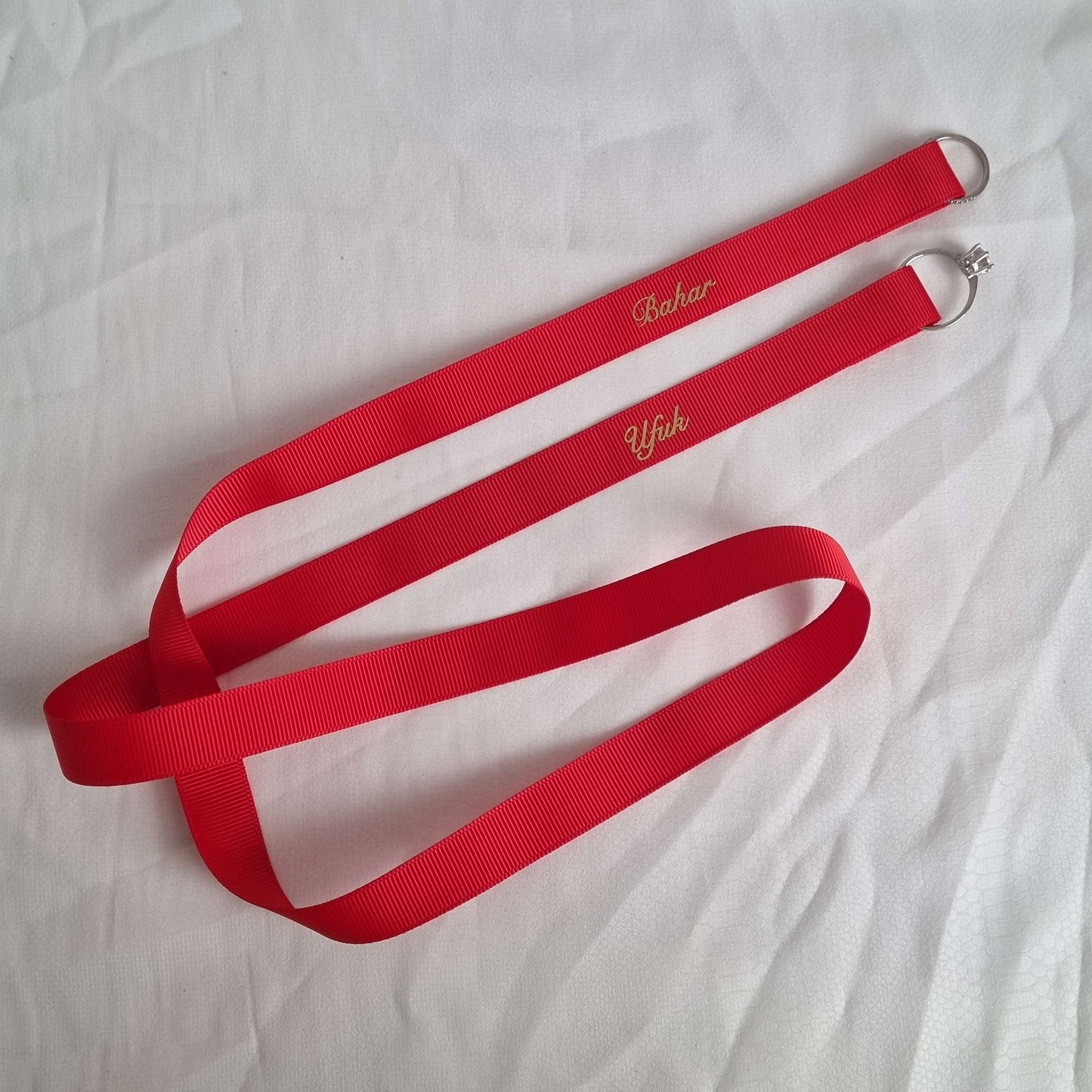 Verlovingslint 15mm ribbel