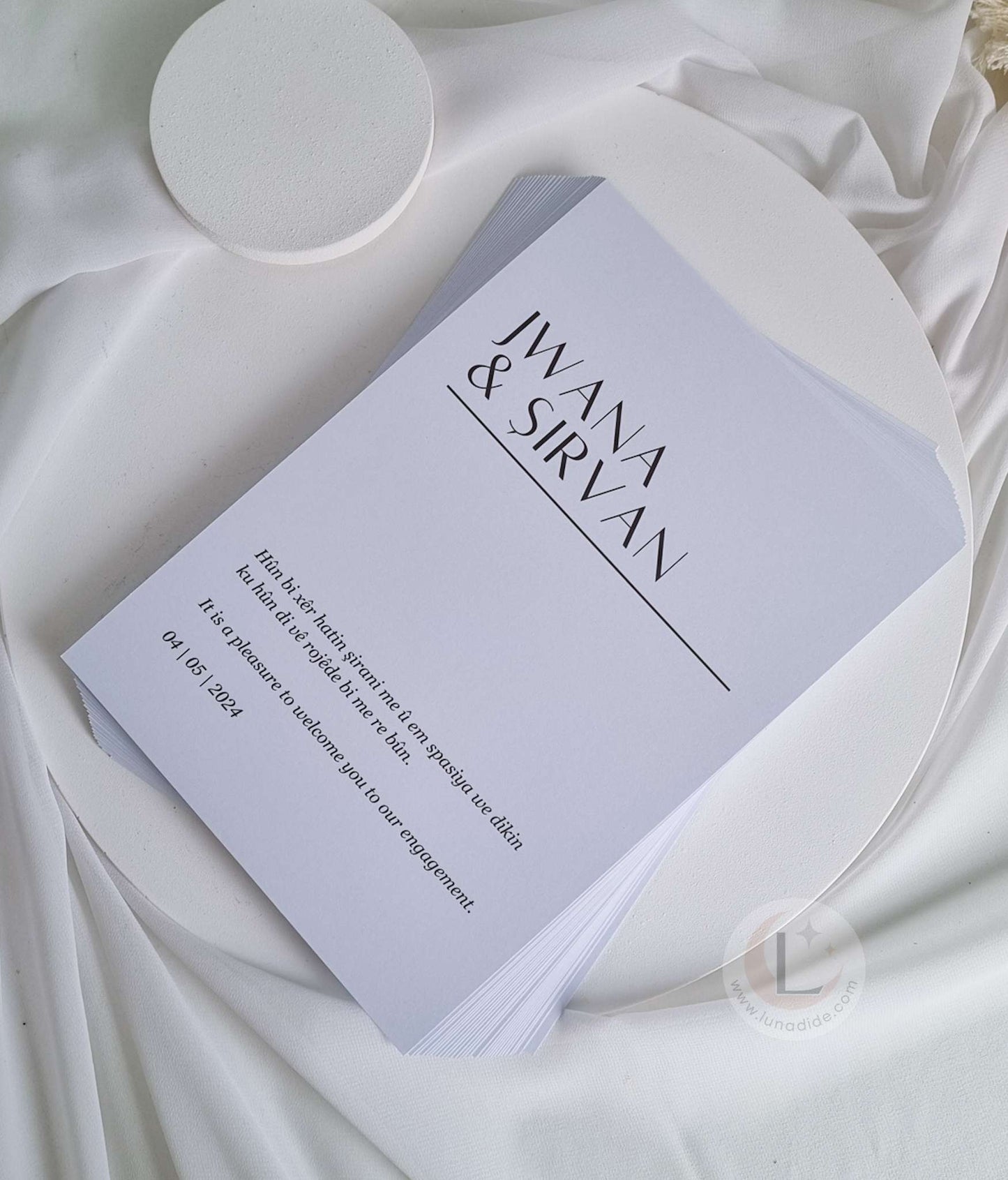 Plaatskaart ''Minimal''