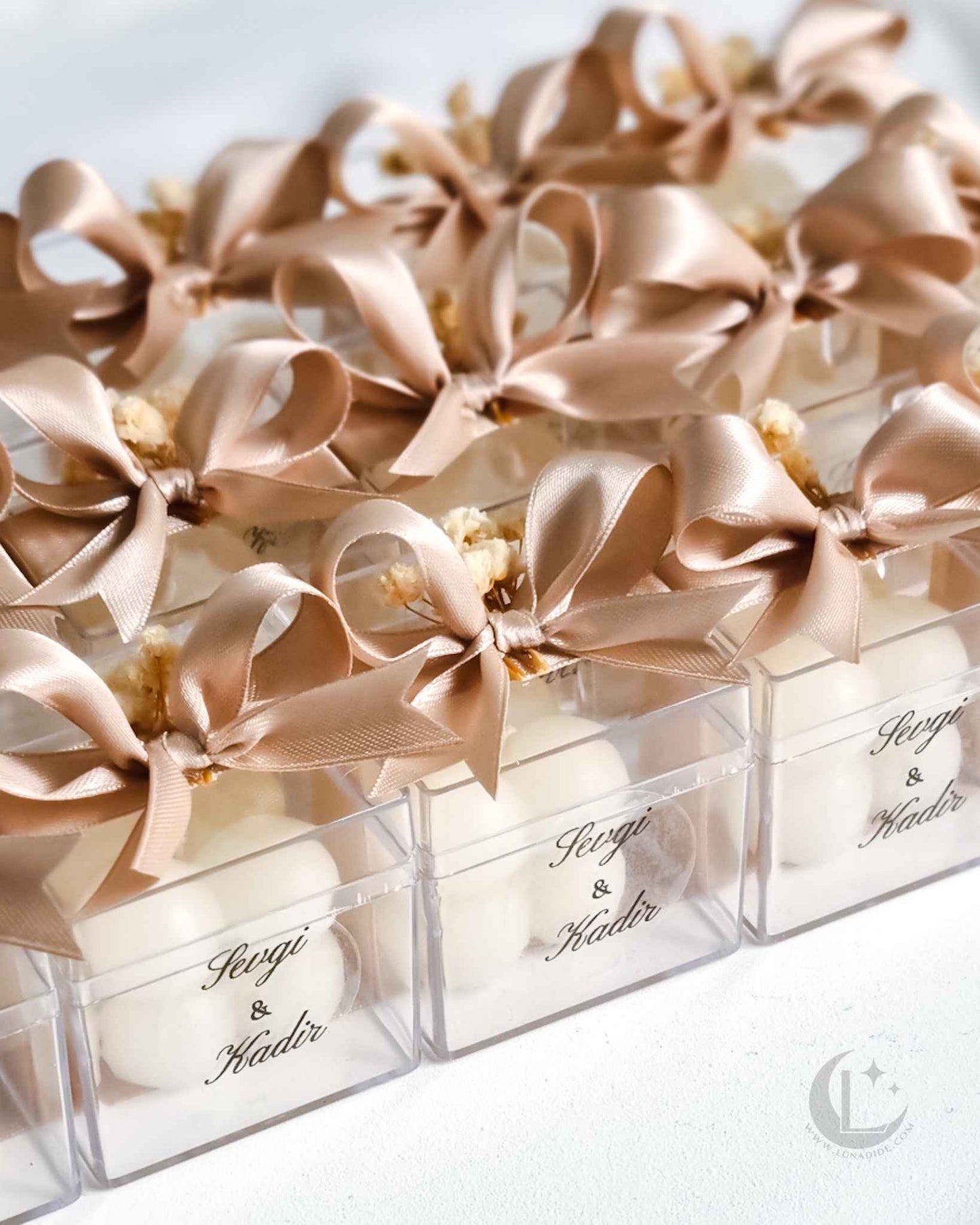 Bedankje bubble kaars ''Elegance''