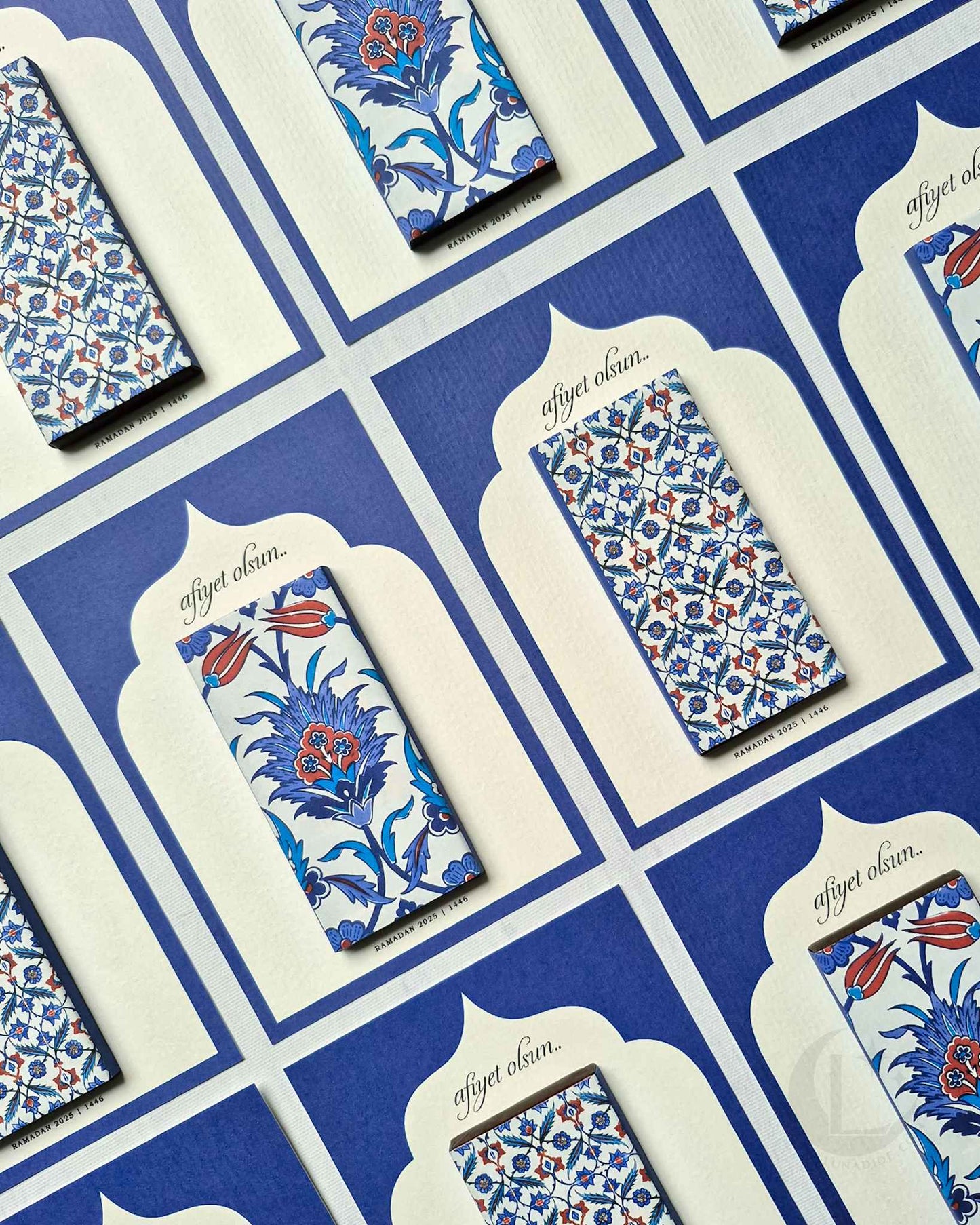 Bedankje chocolade kaarten ''Tapetum''