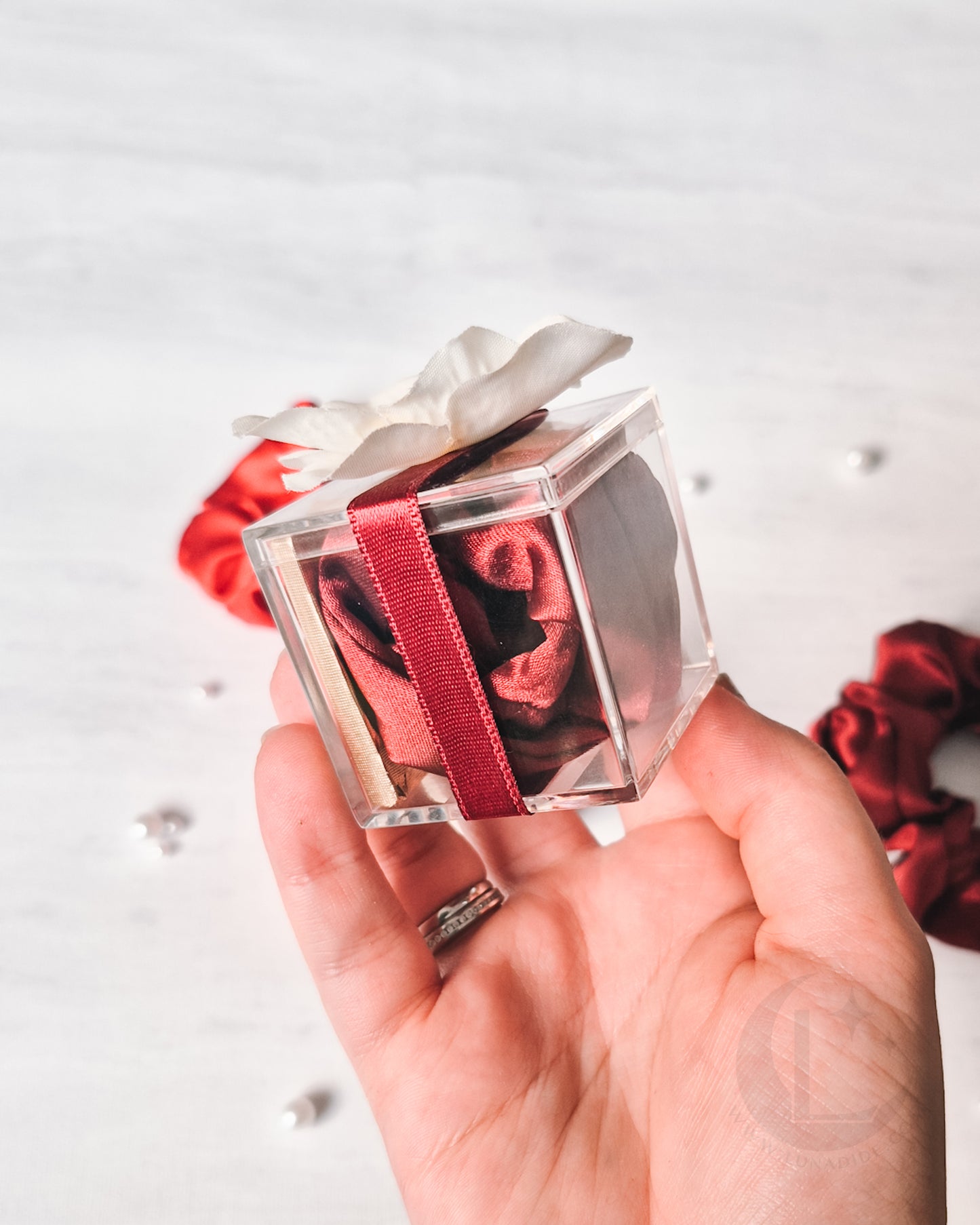 Bedankje scrunchie ''Capsula''