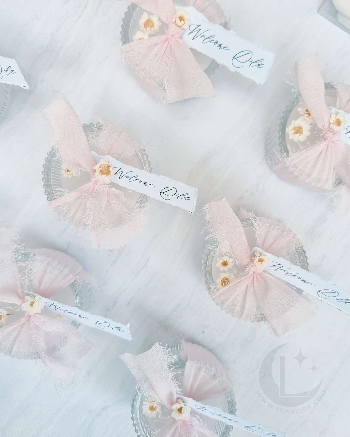 Bedankje kaars ''Bellis''