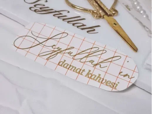 Damat kahvesi sticker