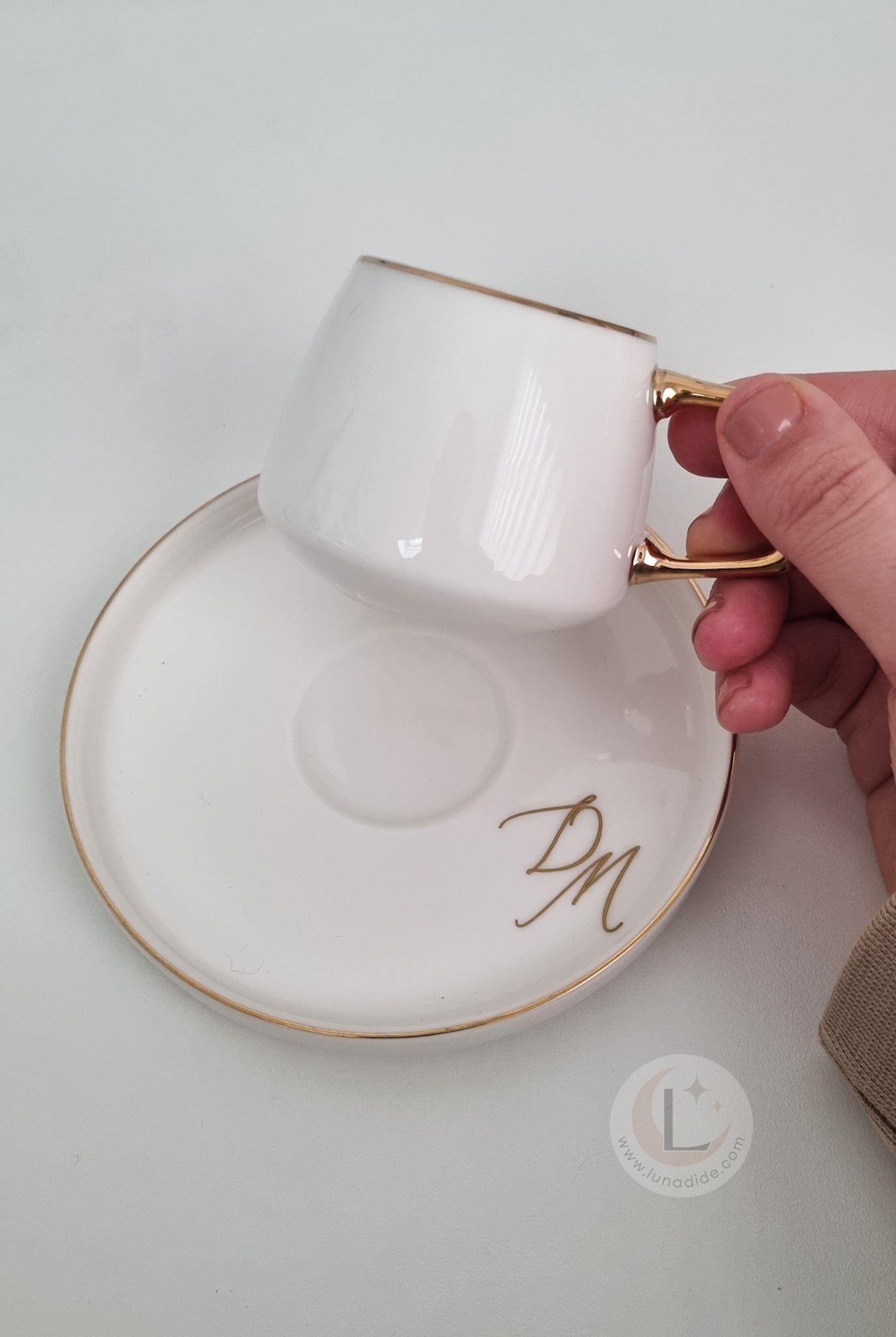 Turkse koffie mok & schaaltje