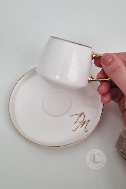Turkse koffie mok & schaaltje