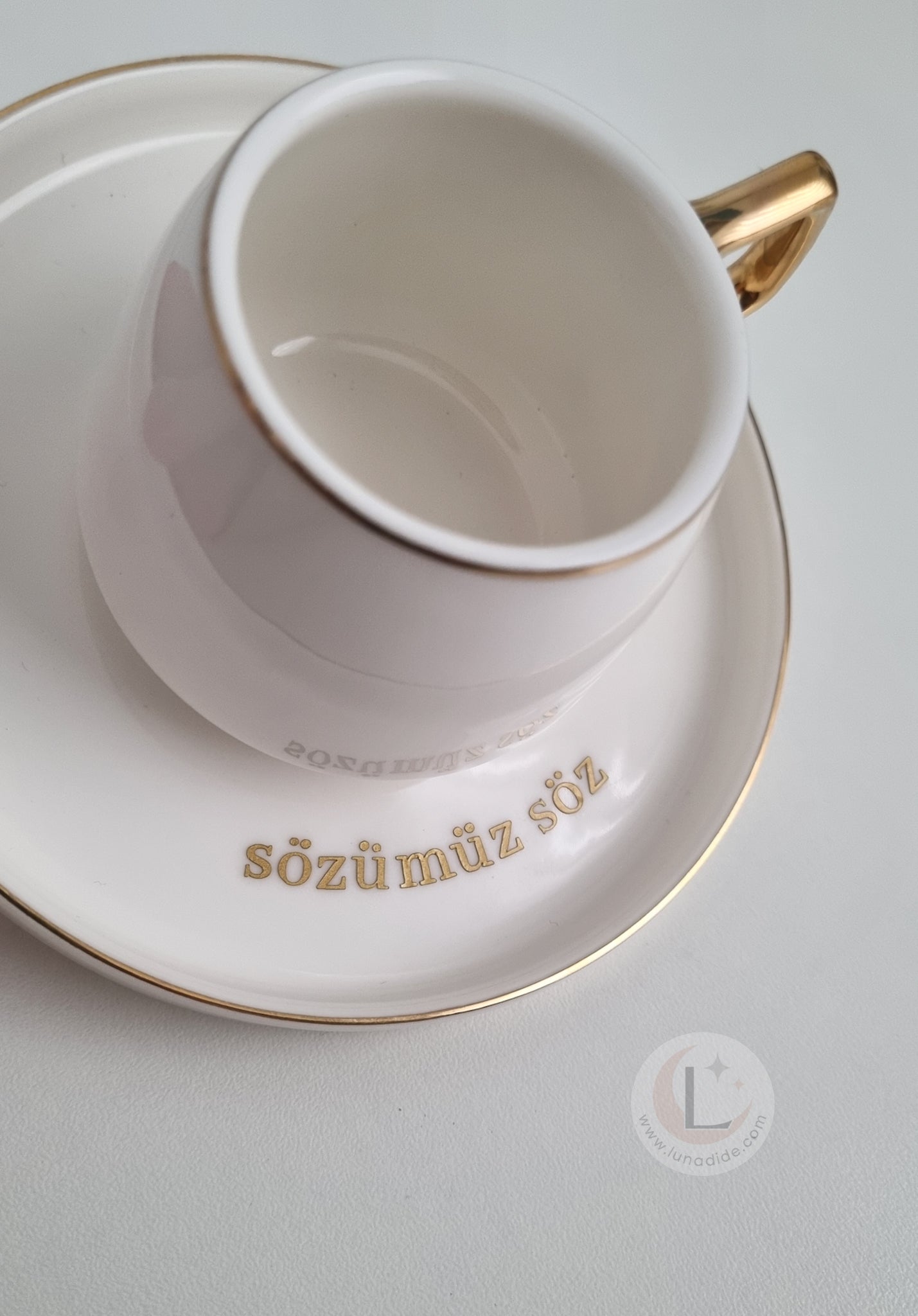 Turkse koffie mok & schaaltje