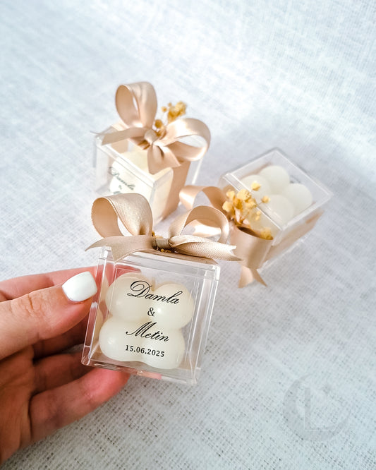 Bedankje bubble kaars ''Elegance''