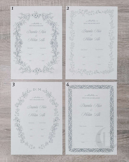 Huwelijksakte ''Linum''