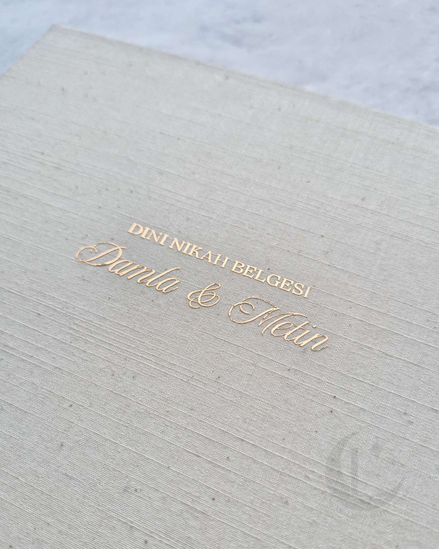 Huwelijksakte ''Linum''