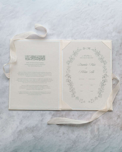 Huwelijksakte ''Linum''