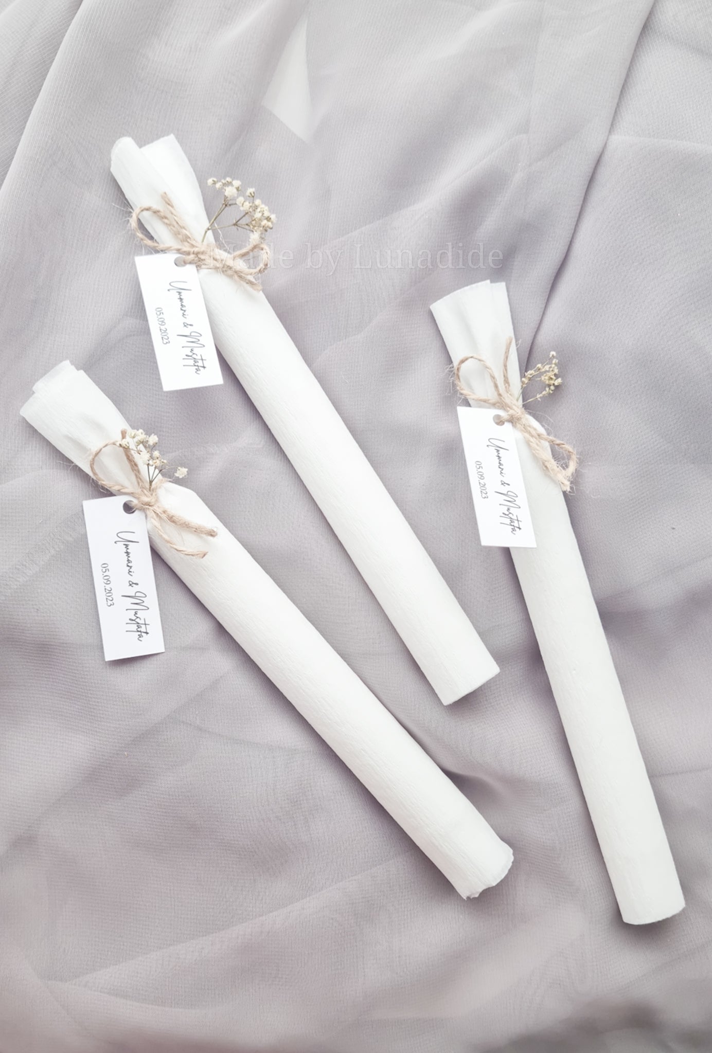 Bedankje kaars ''Long''