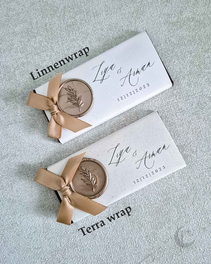 Bedankje mini choco reep ''Love''